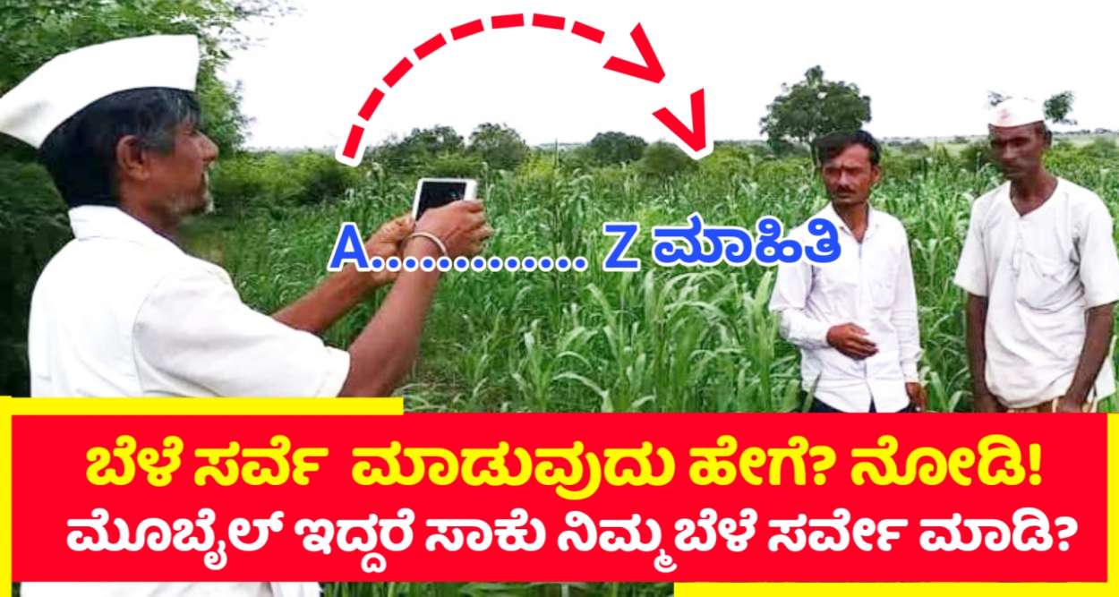 ರೈತರು  ಬೆಳೆ ಸರ್ವೆ ಮೊಬೈಲ್ ನಲ್ಲಿ ಮಾಡುವುದು ಹೇಗೆ? A to Z ಮಾಹಿತಿ  ಜಂಟಿ ಕೃಷಿ ಇಲಾಖೆ