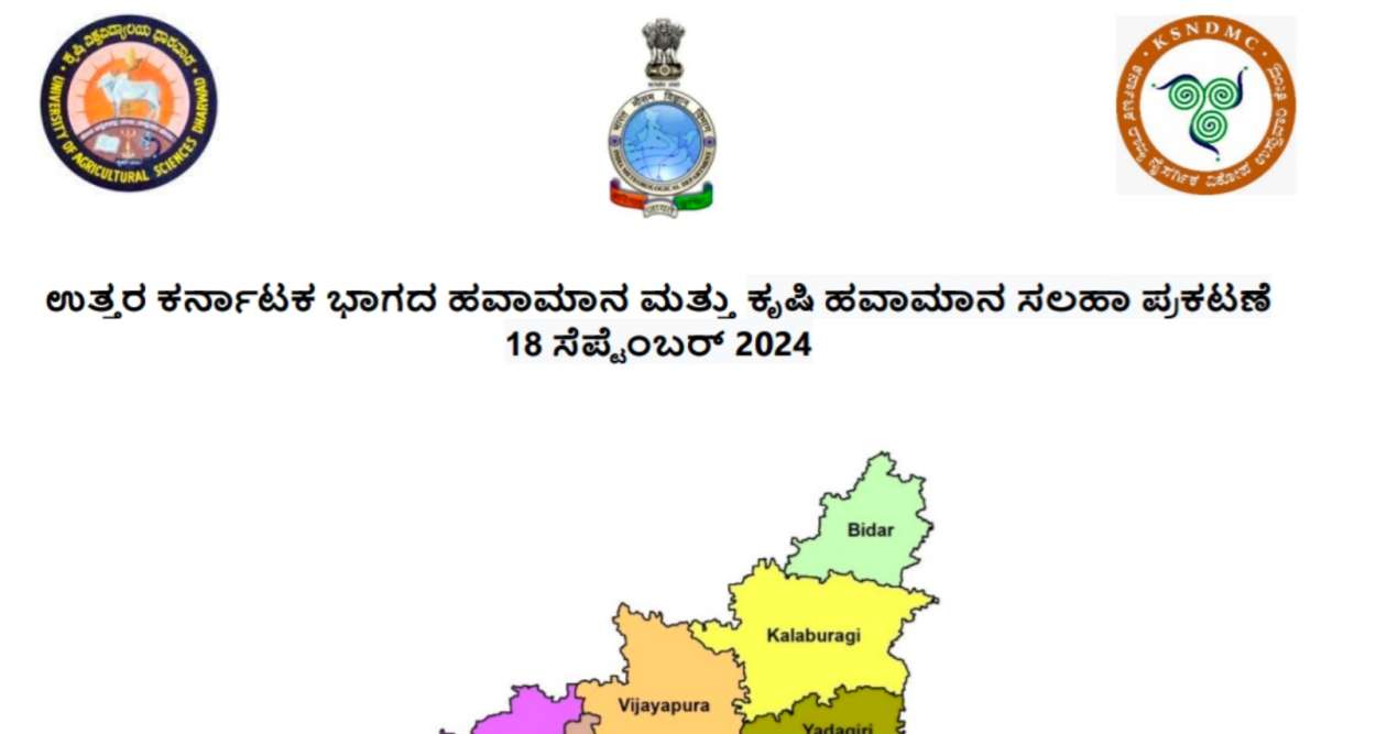 ಮಳೆ ಅಲರ್ಟ್! ದೈನಂದಿನ ಹವಾಮಾನ ವರದಿ  ಐದು ದಿನಗಳವರೆಗೆ!